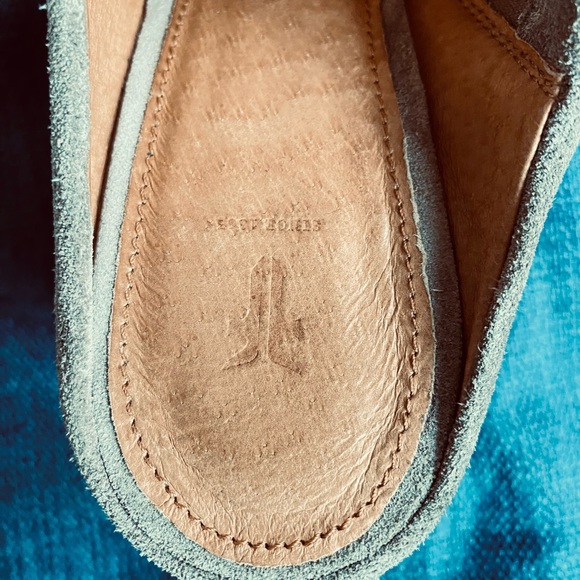 Frye Brown Suede Joan Mule - Picture 9 of 9